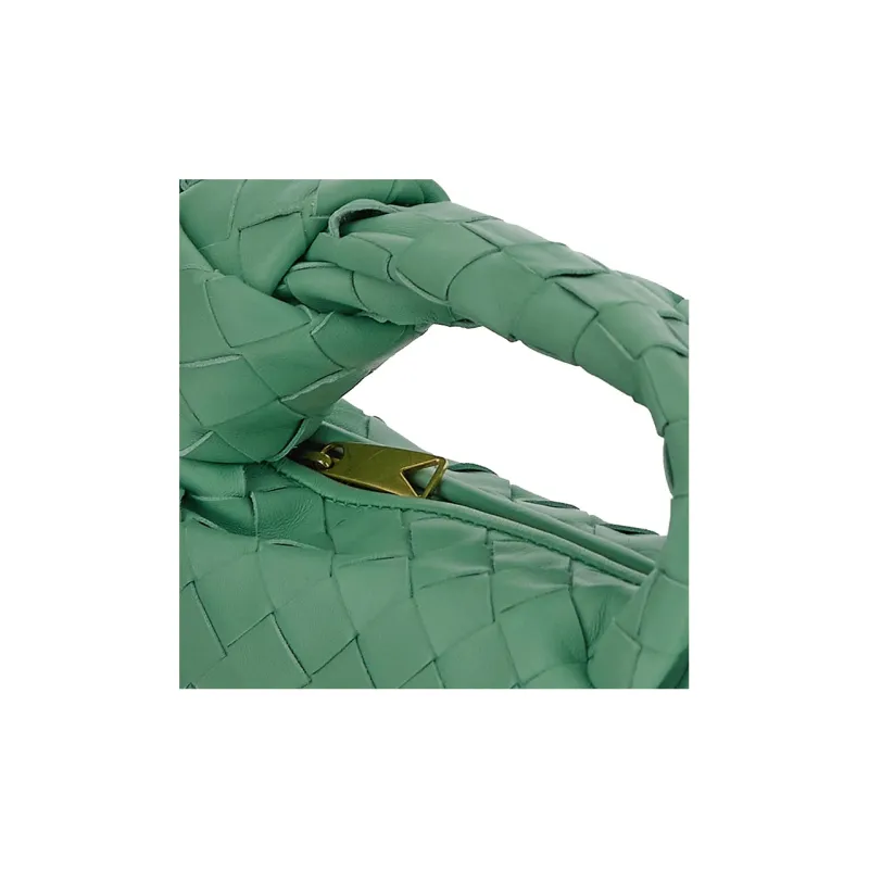 Bottega Veneta JODIE Sheepskin Handbag Mini Women's Green-3