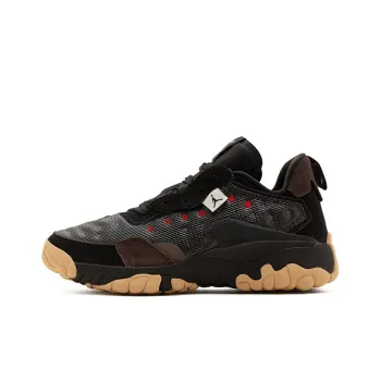 Jordan Delta 2 Deconstruction Cushioning Anti Slip And Wear Resistant Low Top Casual Shoes Men's Black Brown