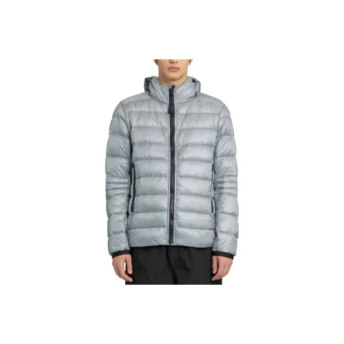 Canada Goose Crofton Down Jackets Men Silver