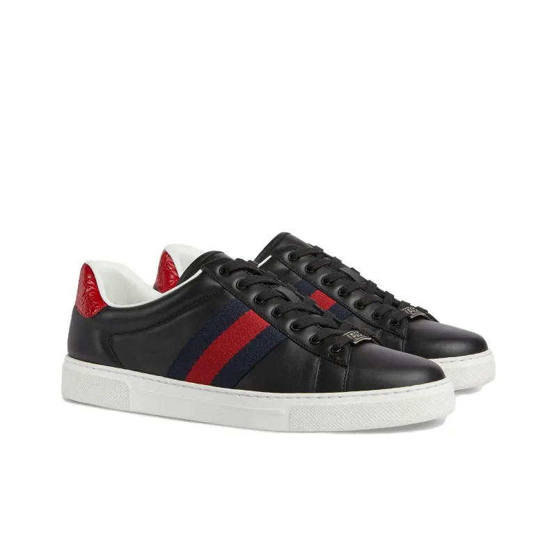 GUCCI Ace Web Black Navy Red-1