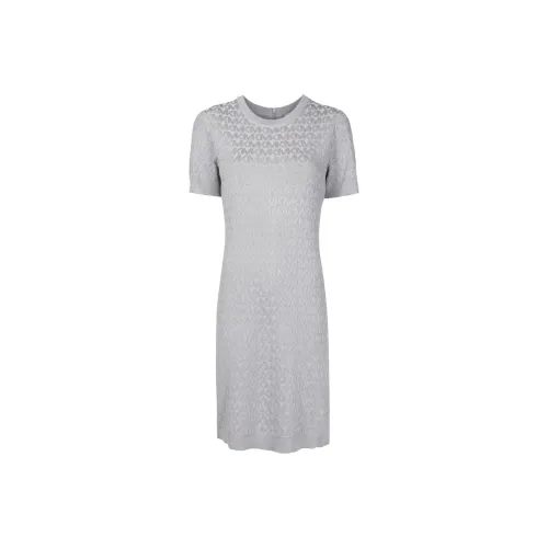 MICHAEL KORS Short-Sleeved Dresses Women's Silver