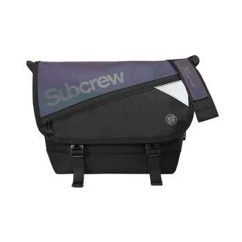 Subcrew Polyester Messenger Bag, Crossbody Bag Regular Unisex Gothic Iridescent