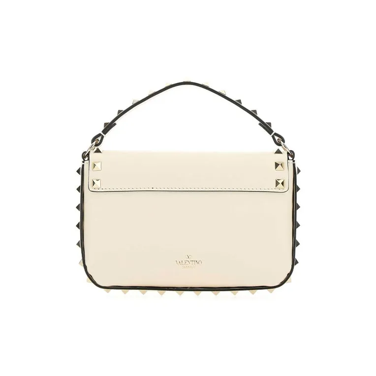 Valentino Leather Handbag Women's Ecru-2
