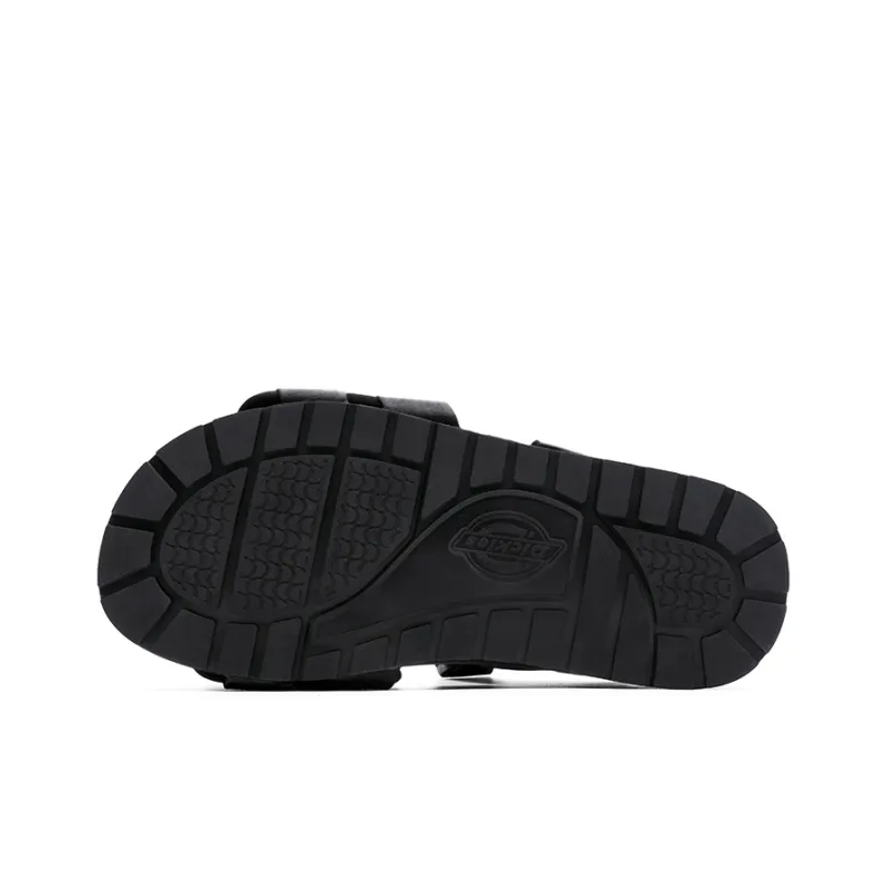 Dickies Hook and Loop, Open Toe Flat Soft Sole Beach Sports Sandals Men's Black-4