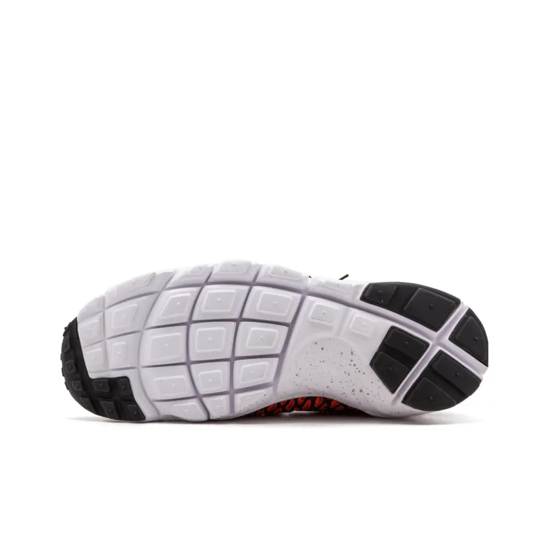 Nike Air Footscape Magista Flyknit Black/Bright Crimson Gym Red Cool Grey-3