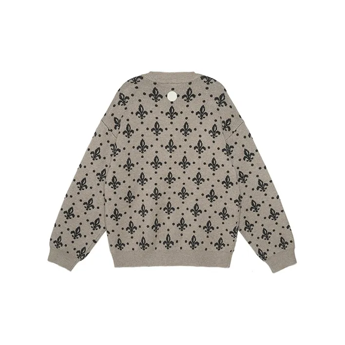 Palladium Crew Neck Sweaters Unisex Khaki-1