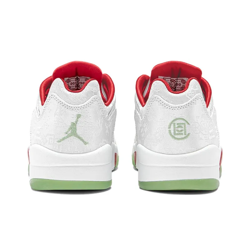 Air Jordan 5 Low X Clot 'White Silk'-2