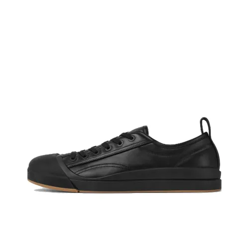 Bottega Veneta Vulcan Low-Top Skateboard Shoes Women's Black