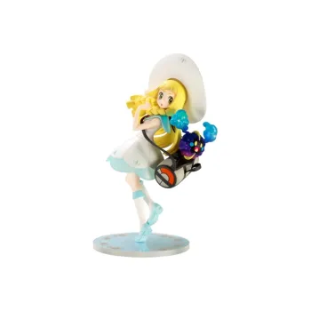 SHOUWU 1 8 Pokemon Kotobukiya 1/8 Pokémon, Sun/Moon, Lillie And Cosmog Reissued Version Scale Figures 22cm