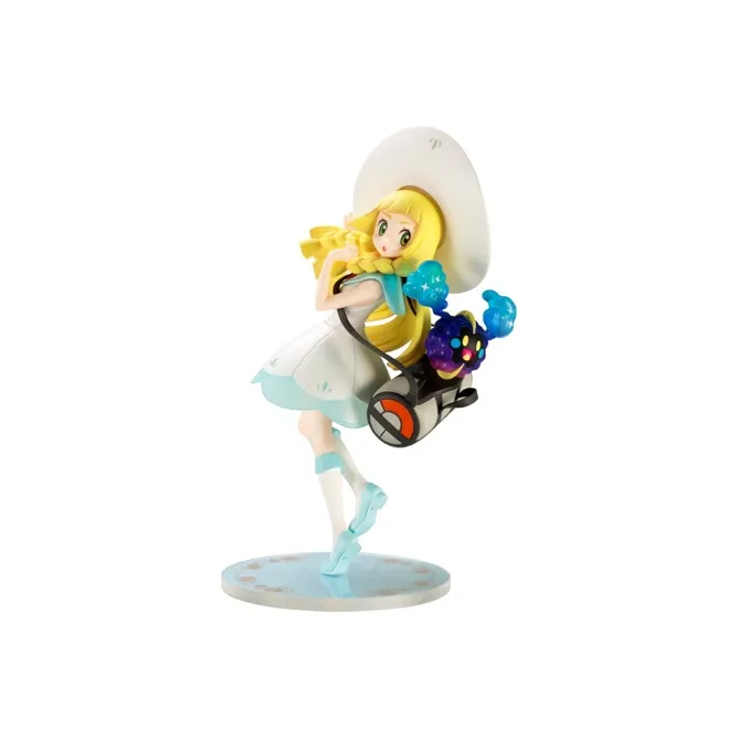 SHOUWU 1 8 Pokemon Kotobukiya 1/8 Pokémon, Sun/Moon, Lillie And Cosmog Reissued Version Scale Figures 22cm-0