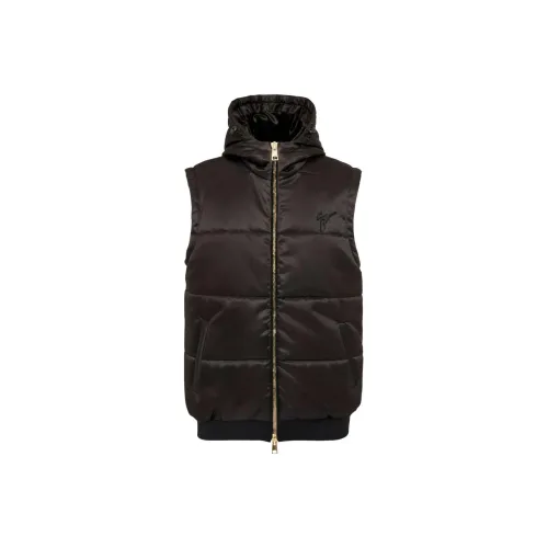 Giuseppe Zanotti Logo-embroidered Padded Vest