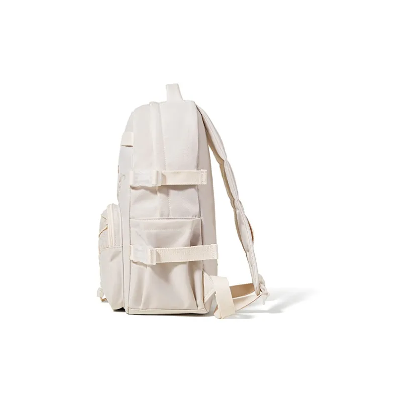 Sound For Life Polyester Backpack Large Size Women's Ecru-1