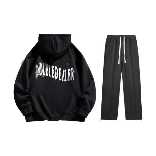 Double Dealer Sweatshirt Sets Unisex