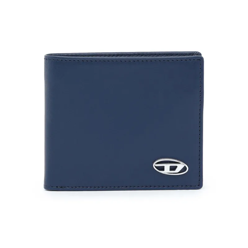 DIESEL Cow Leather Wallet Regular Men's Marine Blue-0