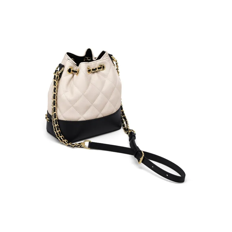 CinvaiKrose Shoulder Bags White Diamond Pattern-3