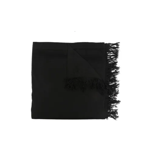 RICK OWENS Frayed-hem Virgn-wool Scarf