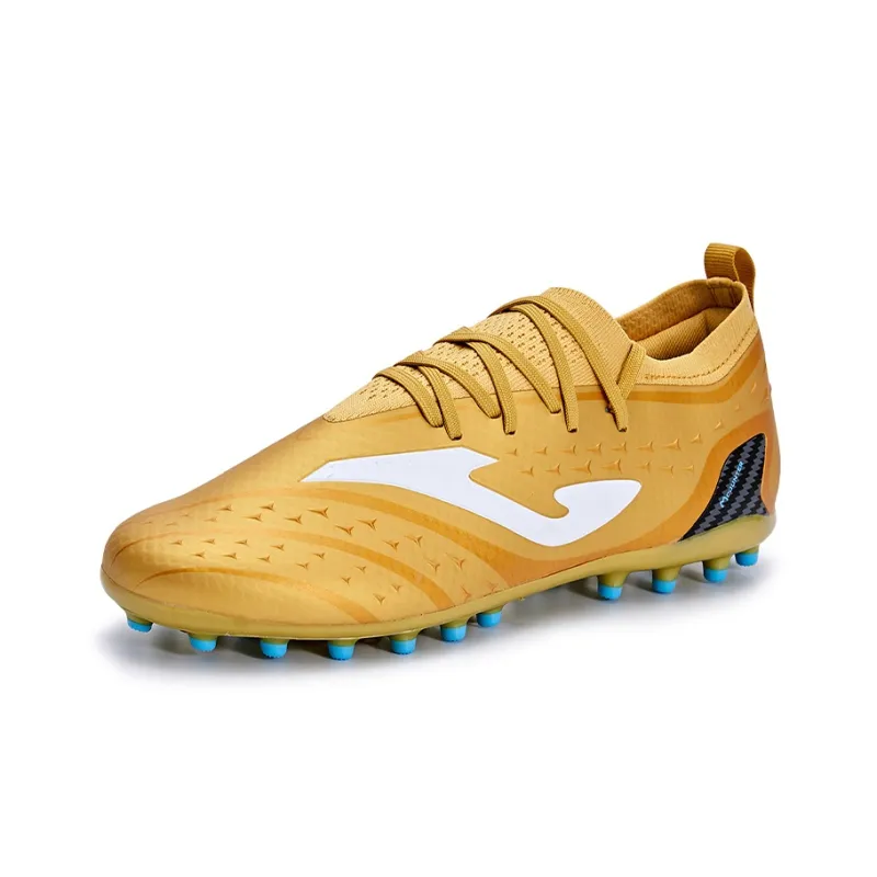 Joma MG Rubber Short Studs Anti Slip Wear Resistant Soccer Shoes Men's Placer Gold-2