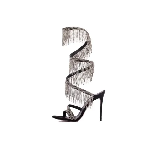 Le Silla Jewels 105mm Fringe-detail Sandals