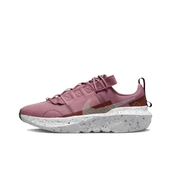 Nike Crater Wear resistant And Waterproof Low Top Casual Running Shoes Women's Pink White