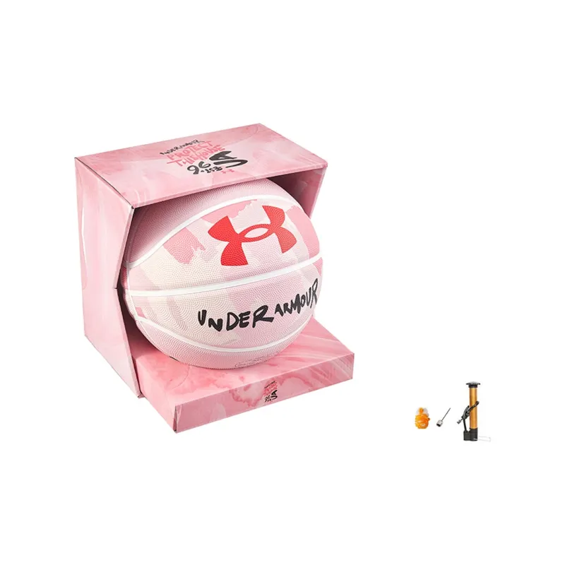 Under Armour Rubber Basketball Sky Pink Size 7 Training Competition Unisex-13