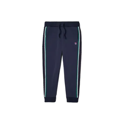 FILA Knitted Sweatpants Unisex Blue