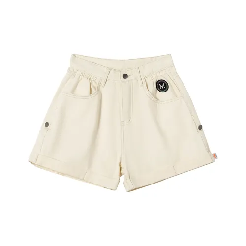 MOPB Denim Shorts Women's Off White