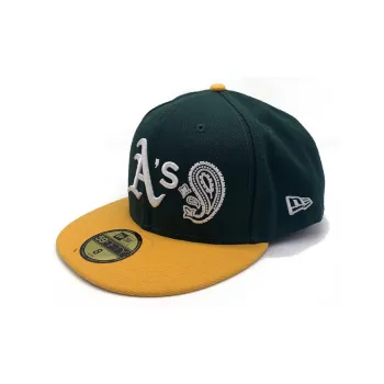 New Era Oakland Athletics Patchwork Paisley Undervisor 59Fifty Fitted Hat