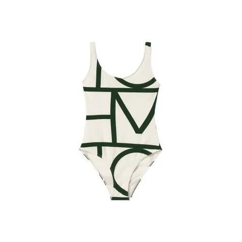 TOTEME One-Piece Swimsuits Women's Beige Yellow/Green