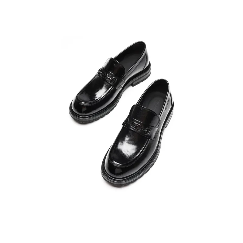 C°BANNER Loafers 4cm Men's Black-4