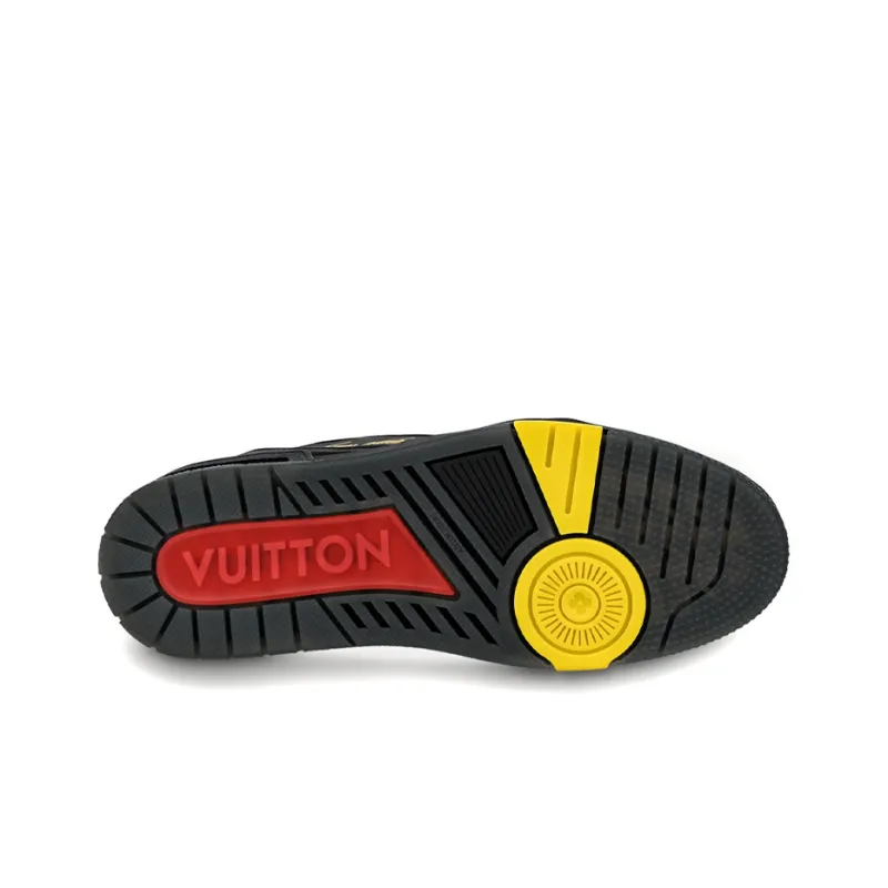 LOUIS VUITTON Trainer 'Black Leather'-4