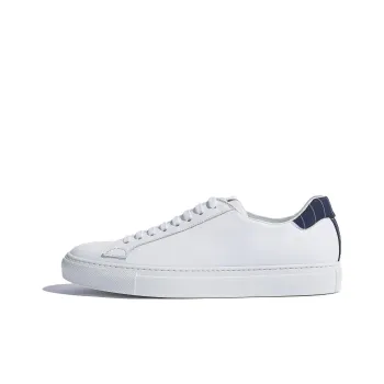 SCAROSSO Pinstripe Counter Lace Up Sneakers
