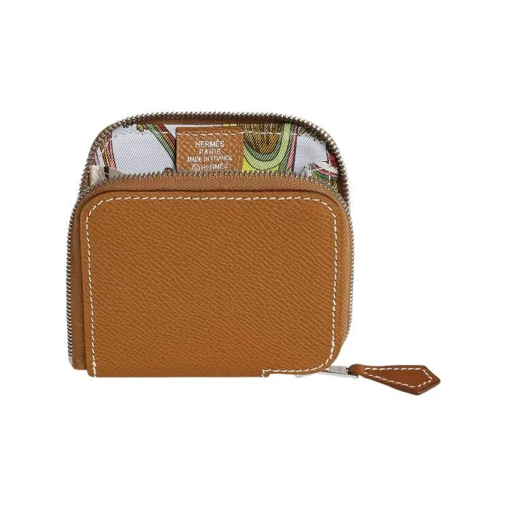 HERMES Silk'In Coin Purses-0