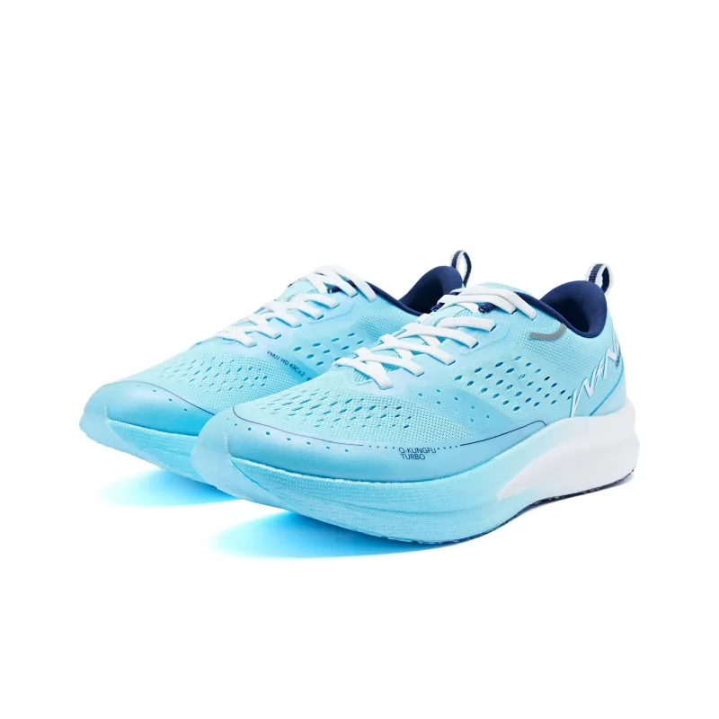 QIAODAN Strong Wind SE   Strong Wind Blowing Running Shoes Men Low Top Blue-4