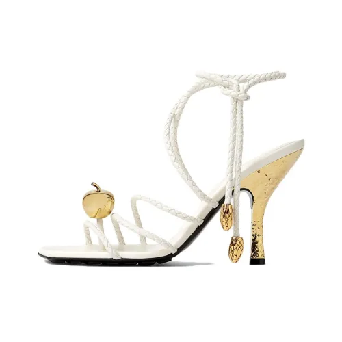 Bottega Veneta Strap Sandals 9cm Women's White