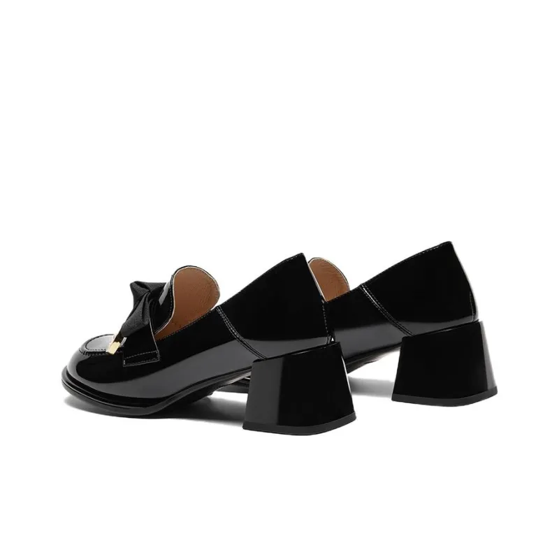 BASTO Loafers Women's Low Top Black/Brown-2