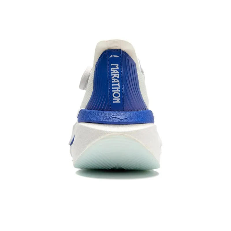 LiNing Jueying 2 Cushioning Anti Slip And Wear Resistant Lightweight Rebound Low Top Running Shoes Unisex White Blue-5