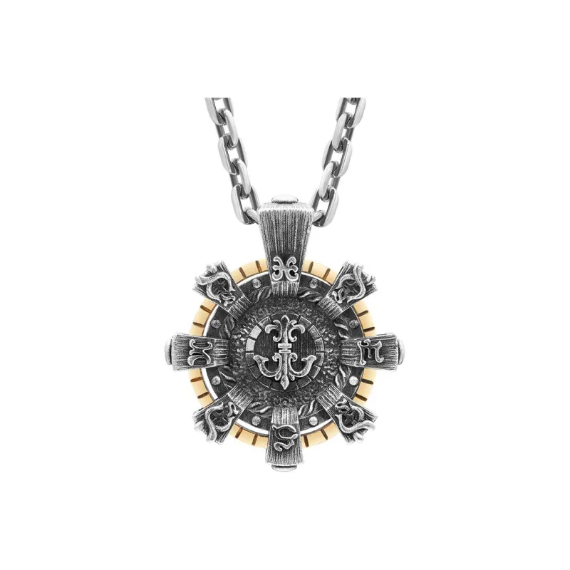 ROCK&RIDE 925 Sterling Silver Charm/Pendant Unisex-1