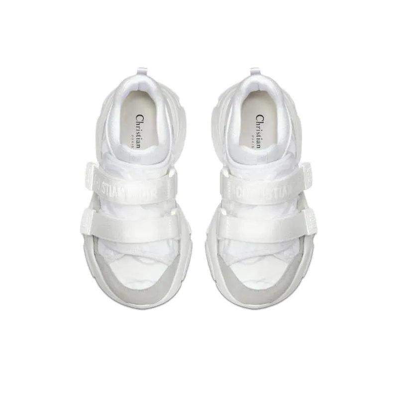 DIOR D Wander Shock Absorbers Slip Resistant, Abrasion Resistant, Breathable Low Top Casual Shoes Women's White-3