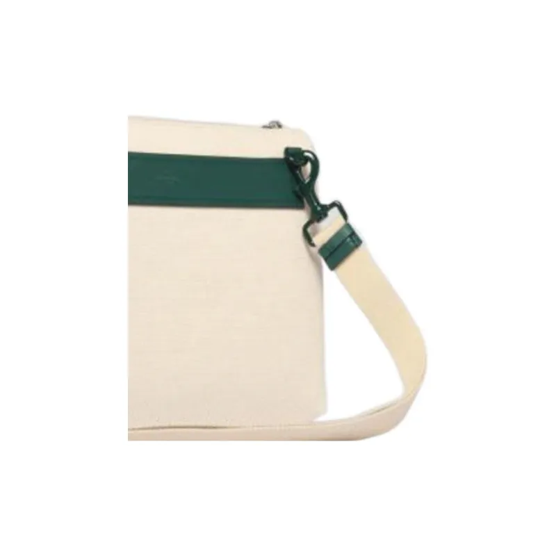 Valentino Canvas Crossbody Bag, Shoulder Bag Women's Green/White-4