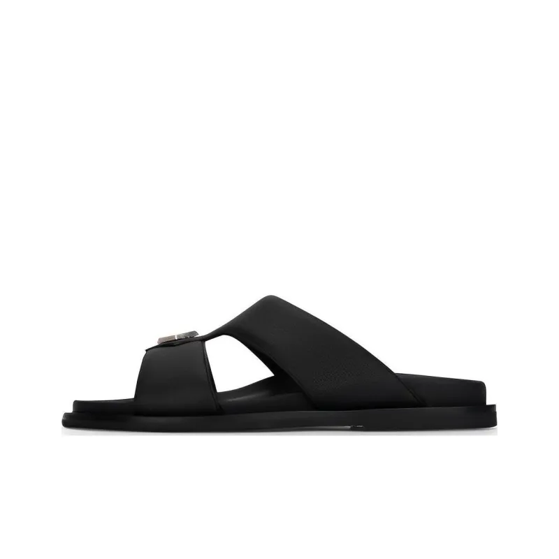 DIOR Aqua Slide Slippers Men's Black-0