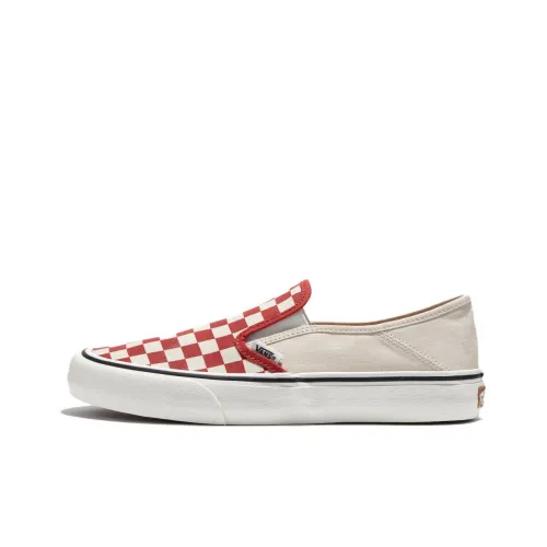 Vans Slip-on Skateboard Shoes Unisex Low-Top Red