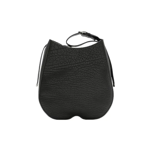 Burberry Calfskin Handbag Shoulder Bag Women's Black