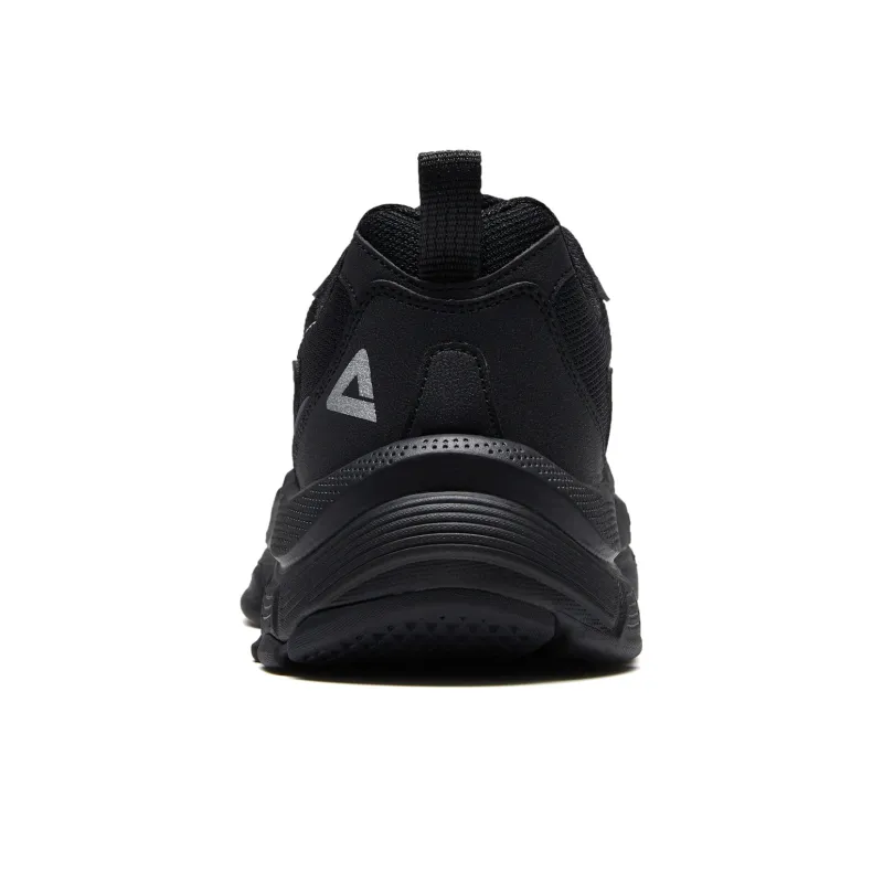 PEAK Little Wave Slip Resistant, Abrasion Resistant, Breathable Low Top Sports Casual Shoes Men's Black-4