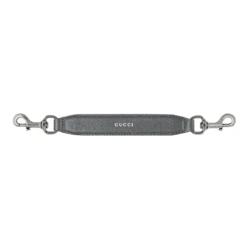 GUCCI Ophidia Leather Bag Straps Women's Gray