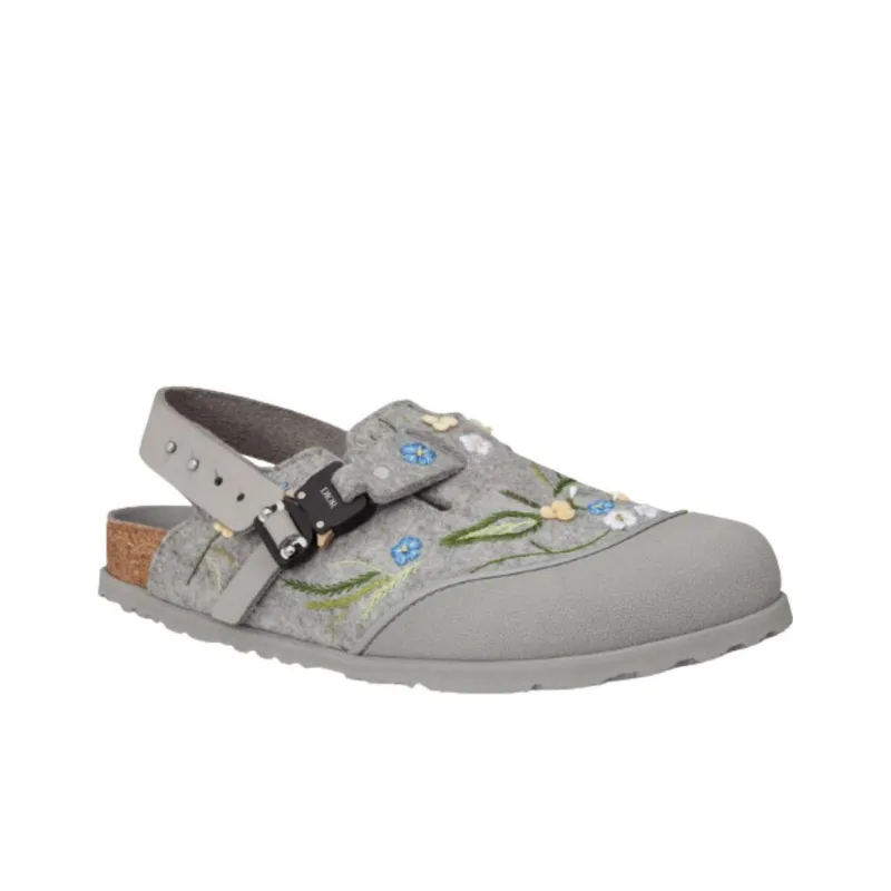 DIOR By Birkenstock Mule Tokio Felted Wool Flowers-2