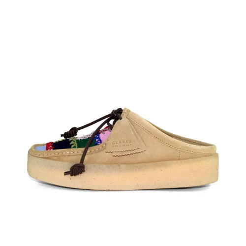 LC23 x Clarks Wrap-toe Slippers Men's Brown Colorful