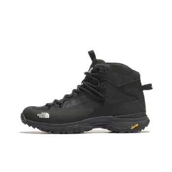 THE NORTH FACE Cushioned Slip Resistant Abrasion Resistant Mid Top Outdoor Shoes Men's Black