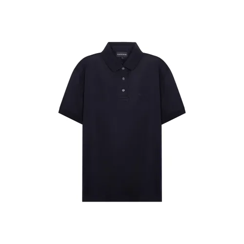 EMPORIO ARMANI Polo Shirts Men Black