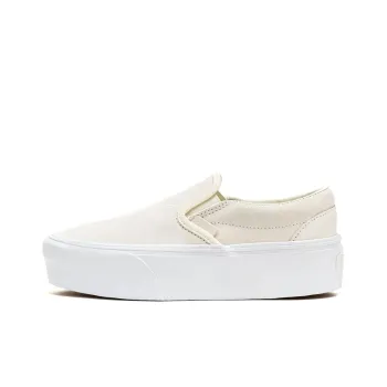 Vans Classic Slip On Moto Leather Birch
