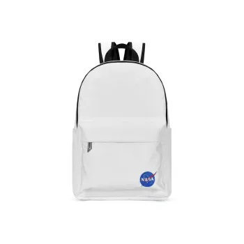 TURN UP X NASA Collaboration Nylon Backpack Unisex White